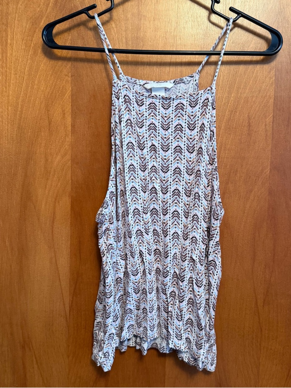 H&M Tank Top Medium Chevron Multi Color